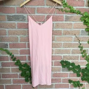 Aritzia Dresses Aritzia Wilfred Pink Free Felicity Midi Dress Size Xs Poshmark